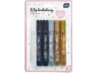 Klej brokatowy do dekor.6x10, 5ml GLAM