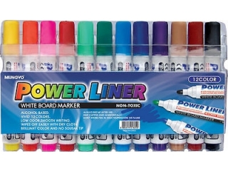 Markery suchocieralne MUNGYO Power liner 12 kolorw