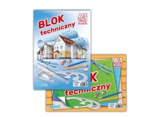 Blok techniczny A3 standard 6757 [opakowanie=10szt] (PW2)