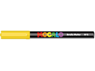Marker akrylowy Mocalo 1mm ��ty 518, MG [opakowanie=9szt]