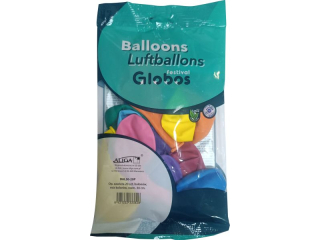 Balony BAL30-20P pastel., mix kolorów, rozm. 30cm, op. 20szt.