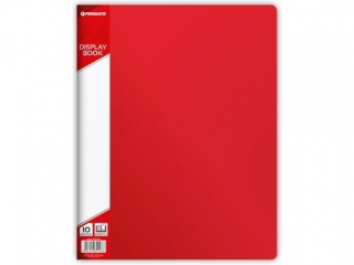 Album ofertowy PENMATE A4 PP-110, 10 koszulek, czerwony