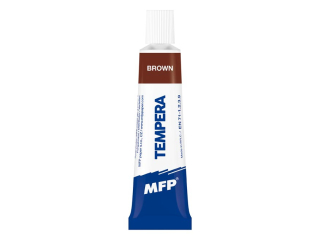 Farba tempera 12ml brzowa