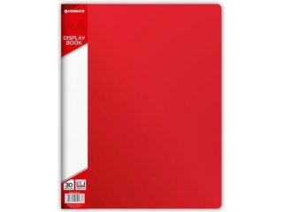 Album ofertowy PENMATE A4 PP-130, 30 koszulek, czerwony