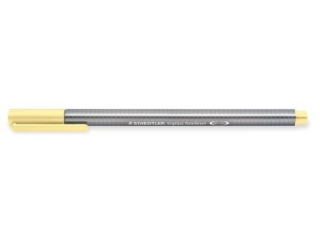 Cienkopis triplus, tr�jk�tny, 0.3 mm, waniliowy, Staedtler [opakowanie=10szt]