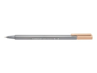 Cienkopis triplus, tr�jk�tny, 0.3 mm, piaskowy, Staedtler [opakowanie=10szt]