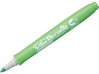 Marker permanentny ARTLINE DECORITE ko�c�wka okr�g�a 1, 0mm - zielony metaliczny [opakowanie=12szt]