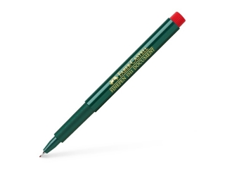 CIENKOPIS FINEPEN 1511 0, 4MM CZERWONY FABER-CASTELL [opakowanie=10szt]