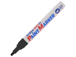 Marker olejowy ARTLINE ko�c�wka okr�g�a 2, 3mm - czarny [opakowanie=12szt]