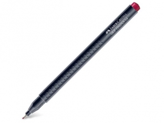 CIENKOPIS GRIP KARMINOWY FABER-CASTELL