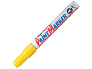 Marker olejowy ARTLINE ko�c�wka okr�g�a 2, 3mm - ��ty [opakowanie=12szt]