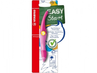 Pi�ro kulkowe STABILO EASYoriginal Start L r�owy i 1 wk�ad M niebieski blister 1szt. B-46837-3 [opakowanie=3szt]