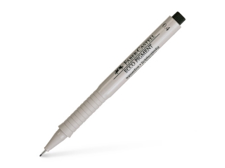 CIENKOPIS ECCO PIGMENT 0, 4MM CZARNY FABER-CASTELL [opakowanie=10szt]