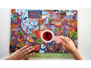 PUZZLE OBSERWACYJNE Z LUP- 90 ELEMENTW/ LOTNISKO