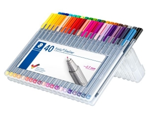 Cienkopis Triplus, 0.3 mm, 40 szt. w etui, Staedtler