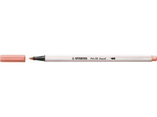Flamaster STABILO Pen 68 brush apricot 568/26 [opakowanie=10szt]
