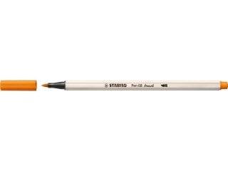 Flamaster STABILO Pen 68 brush pomara�czowy 568/54 [opakowanie=10szt]