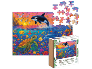 Milliwood - Classic Jigsaw Puzzle 120 pcs ? DEEP OCEAN / Gbia Oceanu FSC MIX CREDIT DNV-COC-002721 (5088)