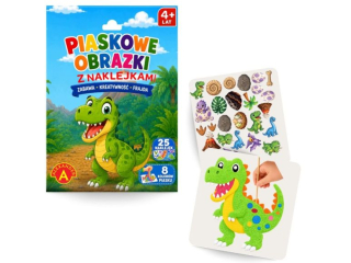 PIASKOWE OBRAZKI - DINOZAUR