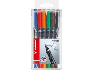 STABILO OHPen S permanentny etui 6 szt. 841/6