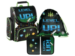 Pakiety TORNISTER + PIRNIK BEZ WYPOSAENIA  + WOREK Level up BR-984-3 / BR-P001-3BW / BR-712-3
