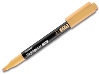 Cienki zakrelacz Highlighter 601 pomaraczowy pastelowy