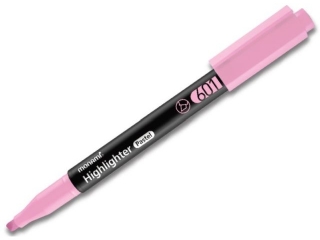 Cienki zakrelacz Highlighter 601 rowy pastelowy