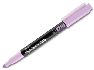 Cienki zakrelacz Highlighter 601 fioletowy pastelowy
