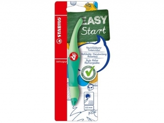 Pi�ro kulkowe STABILO EASYoriginal Pastel R zielony i 1 wk�ad M niebieski blister 1szt. B-58457-5 [opakowanie=5szt]