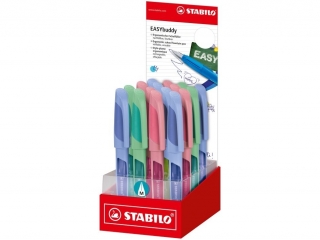 Pi�ro wieczne STABILO EASYbuddy Pastel 16 szt. display S stal�wka M (6 sztuk 5031/38-41, po 5 sztuk: 5031/39-41, 5031/40-41) 5030/16-13