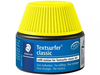 Atrament do nape�niania zakre�laczy, 30 ml, ��ty, Staedtler [opakowanie=4szt]