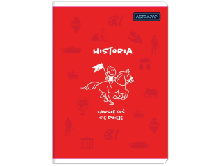 Zeszyt tematyczny ASTRAPAP A5 60k kratka HISTORIA [opakowanie=10szt]