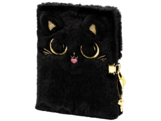 Pami�tnik z k��dk� ASTRAPAP FLUFFY KITTY A5 96k, black