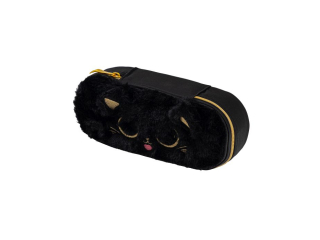 Pi�rnik ASTRABAG FLUFFY KITTY black [opakowanie=12szt]