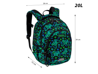 Plecak ASTRABAG GAME ON, AB330 [opakowanie=6szt]
