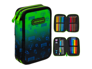 Pi�rnik podw�jny z wyposa�eniem ASTRABAG OMBRE FOOTBALL, AC21 [opakowanie=12szt]