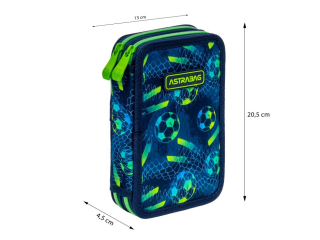 Pi�rnik podw�jny z wyposa�eniem ASTRABAG FOOTBALL, AC21 [opakowanie=12szt]
