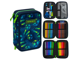 Pi�rnik JUMBO potr�jny z wyposa�eniem ASTRABAG FOOTBALL, AC31 [opakowanie=12szt]