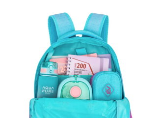 Plecak ABAG HEXAGON MINT OMBRE, AB200 [opakowanie=6szt]