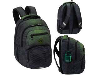 Plecak ABAG HEXAGON GREEN OMBRE, AB200 [opakowanie=6szt]