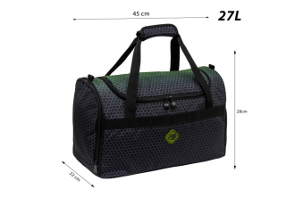 Torba sportowa ABAG HEXAGON GREEN OMBRE [opakowanie=6szt]