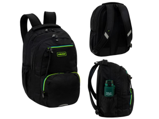 Plecak HEAD BLACK GREEN/BLUE, AB200 [opakowanie=6szt]