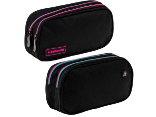 Pi�rnik 2 komory ASTRABAG BLACK PINK/MINT, AC9 [opakowanie=12szt]