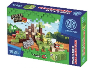 Zestaw klock�w�magnetycznych ASTRAFUN PIXEL ONE FARMA - 192 szt. [opakowanie=6szt]
