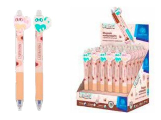 D�ugopis automatyczny wymazywalny z gumowym uchwytem 0, 5 mm ASTRAPEN OOPS! Animals Choco - 36 szt. display [opakowanie=36szt]