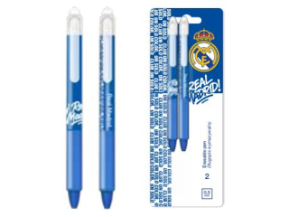 D�ugopis wymazywalny automatyczny 0, 5 mm REAL MADRID - 2 szt. blister [opakowanie=24szt]