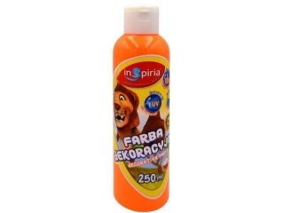INSPIRIA FARBA DEKORACYJNA 250ML 8557 FLUO POMARA�CZOWA