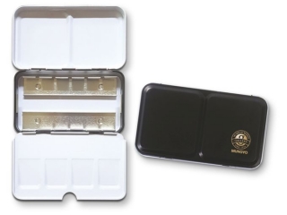 MUNGYO KASTETKA METALOWA NA 12 SZT. AKWARELI W PӣKOSTKACH MEWT12