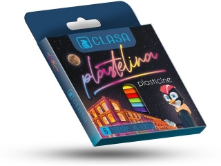 CLASA - PLASTELINA  6 KOL. XL 100 G 8755