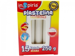INSPIRIA PLASTELINA - KOMPLET: 15 LASEK - 250 G - BIAA 9820